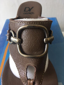 Kožené žabky značky Destroy, vel. 40 - 3