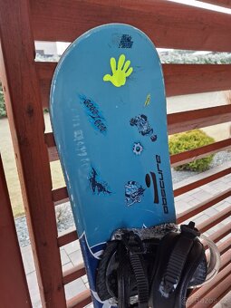 Dětský snowboard 130 cm, vázání Nitro, případně boty 42 - 3