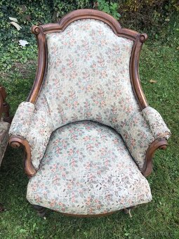 Starožitná sedací souprava (6 ks) - 3