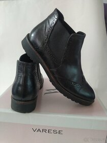 Dámské kožené boty, velikost 39 - 3