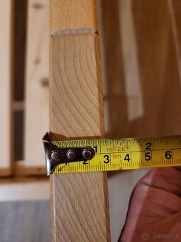 Buková jednolůžková postel 200x90x3cm - 3