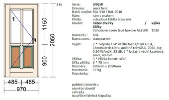 vstupní dveře do domu - 3