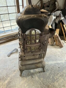 Historická AMERICKÁ KAMNA - litinová - 3