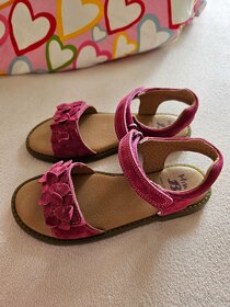 Kožené dívčí sandálky - 3