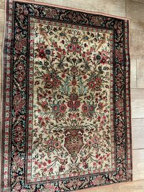 Perský luxusní hedvábný koberec 111x80 - 3