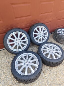 Zimni alu sada 5x112 R17 225/45/17 nepouzita - 3