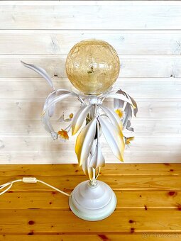 Stará romantická stolní lampa - 3