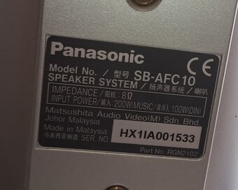 5 x repro Panasonic SB AFC 10, 5 x 100 W - 3