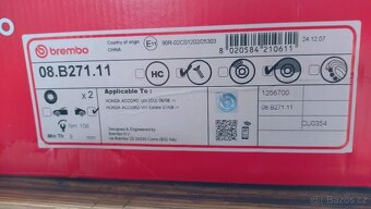 Nové brzdové kotouče BREMBO 08.B271.11 - 3