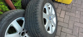Prodám ALU kola s pneu na Opel - 3