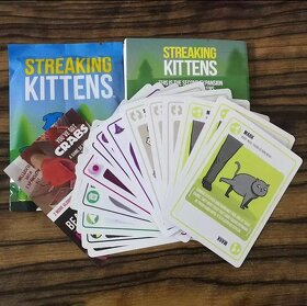 Prodám společenskou karetní hru Streaking Kittens - 3