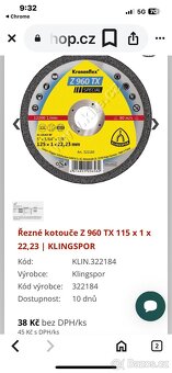 ŘEZNÝ KOTOUČ 115 - 3