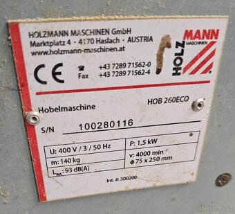 Hoblovka Holzmann HOB 260 ECO - 3