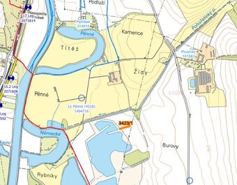 Prodej celého pozemku Burovy 1281 m² - 3