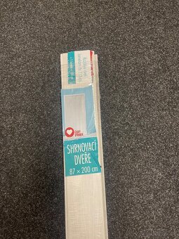 Shrnovací dveře Kit DORA 87x200 cm - bílá - 3