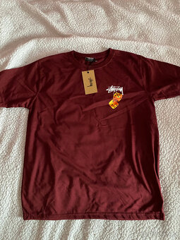 Červené Stussy tričko - M - 3