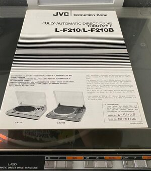 Gramofon JVC L-F 210 B /Japan 1985/ TOP STAV - 3