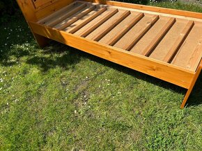 Dřevěná postel 200x90 s šuplíky - 3