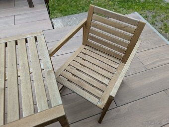 Sestava zahradního nábytku z akácie - IKEA NÄMMARÖ - 3