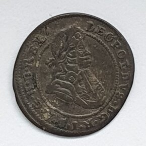 Prodám stříbrný 1 Krejcar 1699 výjimečný - 3