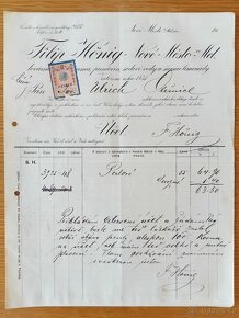 Historické faktury na koloniální zboží z let 1914 - 1926 - 3