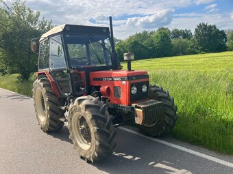 Zetor 7245 téměř nejetý - stav nového stroje, origo lak - 3