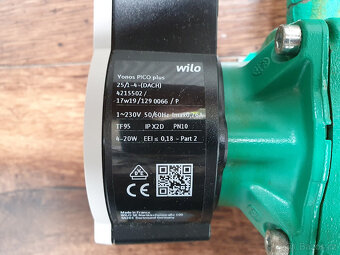 Vysokoefektivní oběhové čerpadlo Wilo Yonos PICO plus - 3