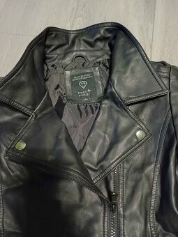 Koženková bunda dívčí křivák C&A vel 164 - 3