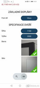 Sprchová zástěna atyp sprchové dveře - 3