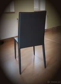 Moderní židle celokožená - 3