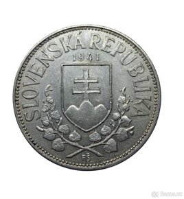Vzácná 20 koruna 1941 Magnetická Slovenský Stát - 3