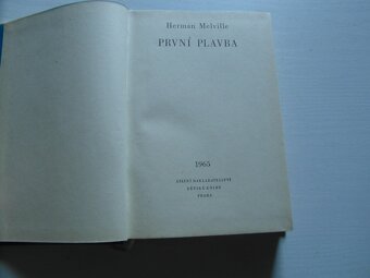 HERMAN MELVIVILLE-PRVNÍ PLAVBA- KOD-88- 1965 - 3