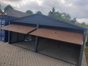 Plechová garáž 6x5 se sedlovou střechou - 3