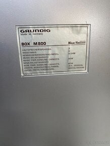 2ks REPRO GRUNDIG BOX M800 - nepoškozené - 3