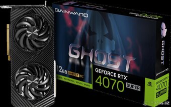 GAINWARD GeForce RTX 4070 SUPER Ghost 12GB GDDR6X – záruka - 3