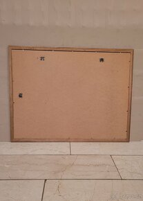 Prodám plakát, dřevěný rám+sklo - 3