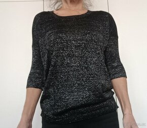Lurexová halenka vel XS spíš S - 3