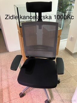 Zidle nastavitelna pracovni kancelarska - 3