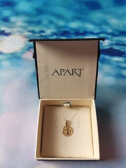 Apart zlatý přívěsek na řetízek Panna zlato nové - 3