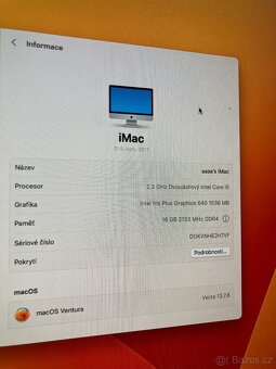 Počítač Apple iMac 21.5"/I5 2.3GHZ/16GB RAM - 3