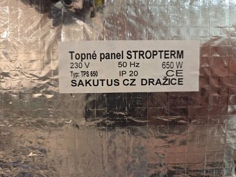 Infrapanely + termostaty - 3