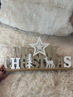 Dekorační nápis „Merry Christmas“ - 3
