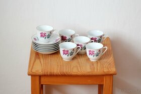 Vintage servis na čaj/kávu čínský květinový - 3
