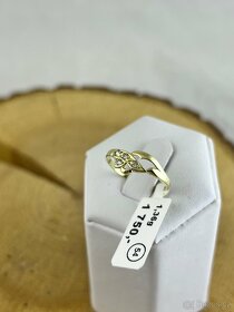 Dámský zlatý prstýnek/prsten - více druhů 11 - 3