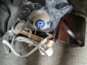 P helma s brýlemi, popruhy a brašnou retro NOVÁ - 3