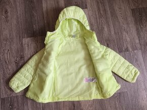 Dětská světle žlutá jarní/podzimní bunda, vel. 4-5 let - 3