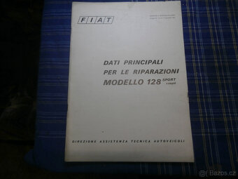 Fiat 128 sport coupe manual ,navod k obsluze ,data. - 3