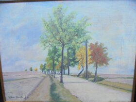 OBRAZ OLEJ NA PLÁTNĚ-JAN BÁRTA-1942 - 3