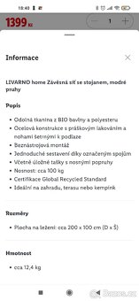 Závěsná síť se stojanem - 3