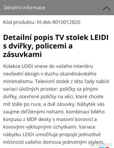 TV stolek Leidi - 3